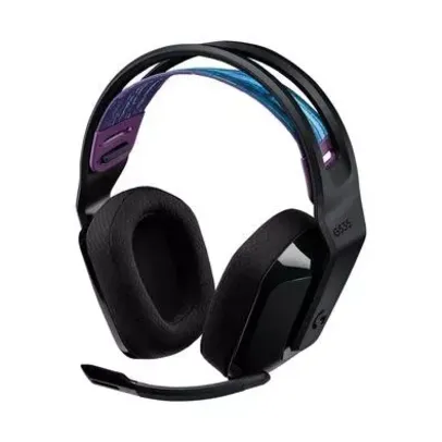 Headset sem fio Logitech G535 LightSpeed, Drivers 40mm, USB, Preto - 981-000971