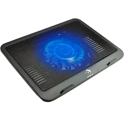 Suporte Notebook Cooler Led até 15,6" Base Com Ventilação Apoio Usb Adicional