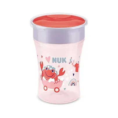 NUK Magic Cup, Copo Antivazamento 360º, Rosa