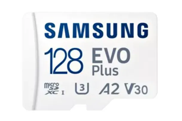 Cartão de Memória Samsung EVO Plus 128GB Branco