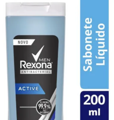 Sabonete Liquido Rexona Active 200ml | R$4