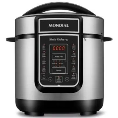 Panela de Pressão Mondial Digital Master Cooker 3L 110V - PE-40 - R$246