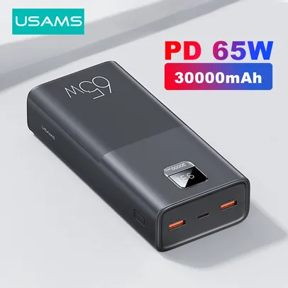 Power Bank Usams 65W 30.000 mAh