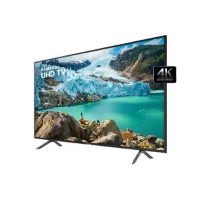 TV LED 50" Samsung Smart TV RU7100 4K 3 HDMI 2 USB 60Hz - R$1750