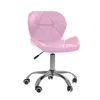 Product image Cadeira Office Eiffel Slim Ajustável Base Giratória - Rosa