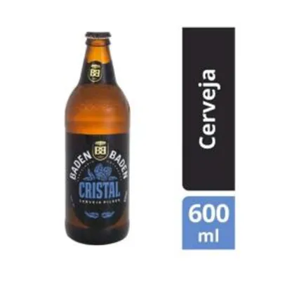 [R$ 5,90 Magalupay] Cerveja Baden Baden Cristal Pilsen - 600ml [R$9,90]