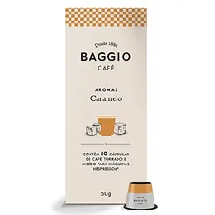 [ Rec / Super / L3P2 ] Cápsulas de Café Baggio Café Aroma Caramelo, compatível com Nespresso