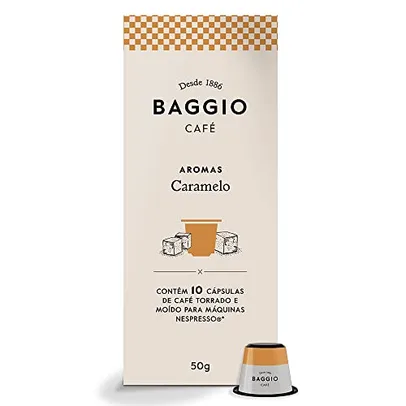 [ Rec / Super / L3P2 ] Cápsulas de Café Baggio Café Aroma Caramelo, compatível com Nespresso