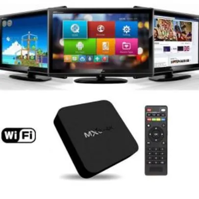 BUG Tv Box HD Android 4.4 Dlna Airplay Smart Tv Com Internet, Youtube, Netflix, Jogos E Filmes por R$ 16