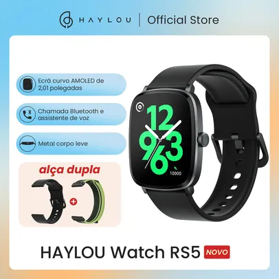 [Taxa inclusa] HAYLOU Watch RS5 Smartwatch 2.01'' AMOLED HD 