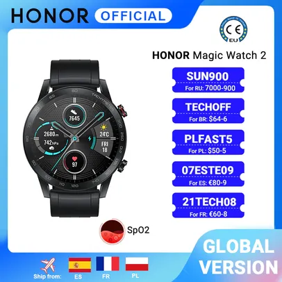 Smartwatch Honor Magic Watch2 Global Version | R$578