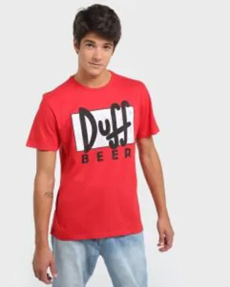Camiseta Duff Beer Os Simpsons | R$20