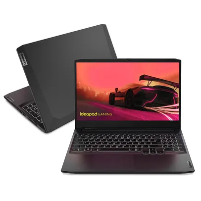 [CNPJ] Notebook ideapad Gaming 3 R5-5600H 8GB 256GB ssd PCIe gtx 1650 4GB 15.6 fhd W11 82MJ0002BR