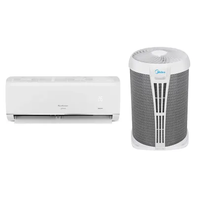 Ar Condicionado Split 9000BTUS Inverter Springer Midea Hi-Wall AirVolution Branco 220V