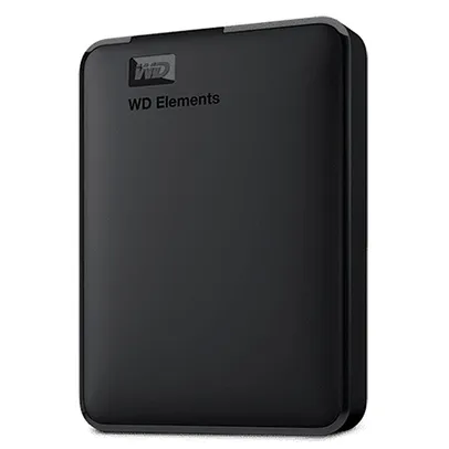 HD Externo WD 4TB Elements, USB 3.0, Preto - WDBU6Y0040BBK