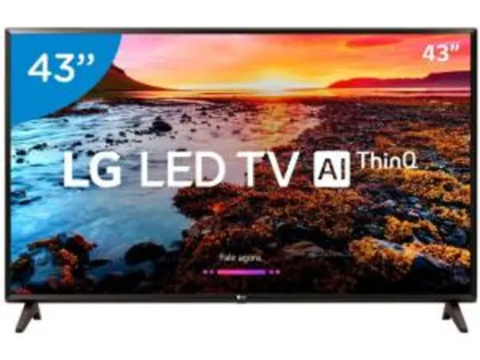 Smart TV LED 43” LG Full HD 43LK5750 - WebOs Conversor Digital Wi-Fi 2 HDMI 1 USB