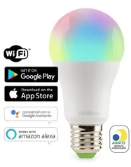 [PRIME] Smart Lâmpada Wi-Fi Intelbras 10W E27 Bivolt | R$64