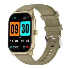 Smartwatch Zwear Zl77j Relógio Inteligente Tela 2" Gold