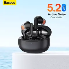 Fone de Ouvido Baseus Bowie M1 Wireless Earphone Bluetooth 5.2 25dB Active Noise Cancellation 4 m