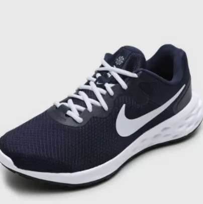 Tênis Nike Revolution 6 Azul-Marinho/Branco