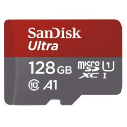 Cartão de Memória SanDisk Micro SD - 128GB | R$ 154 e entrega grátis!