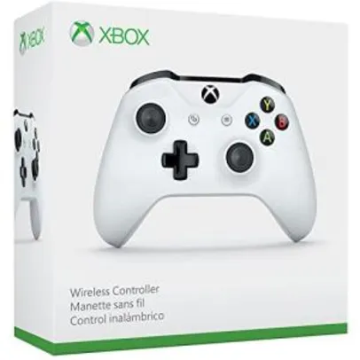 (Amazon) Controle sem Fio - Xbox One S - Branco
