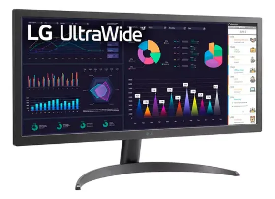 Monitor Gamer Ultrawide 25,7'' Ips Full Hd Preto LG 75HZ