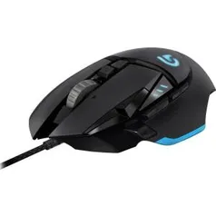 Mouse Gamer Logitech RGB Proteus Spectrum G502 Preto - R$ 270