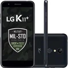 Smartphone LG K11+ 32GB Dual Chip Android 7.1.2 Tela 5.3" Octa Core 1.5 Ghz 4G Câmera 13MP - Preto R$580