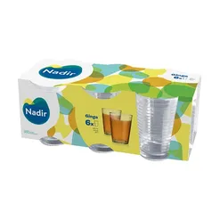 Conjunto De Copos 280ml 6 Peças Ginga Nadir