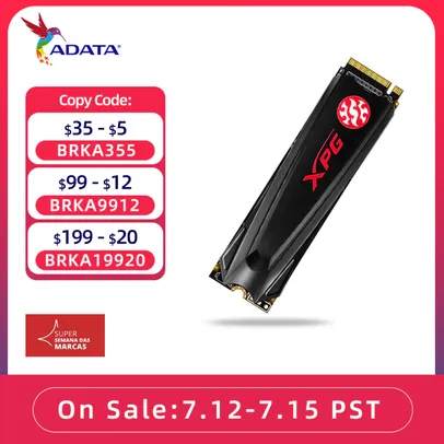 [NOVOS USUÁRIOS] SSD XPG S11 LITE NVME 512GB | R$289