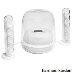 Sistema de Caixas de Som Bluetooth SoundStick4 Harmam Kardon Potência de 140W e Alto-falante 2.1 