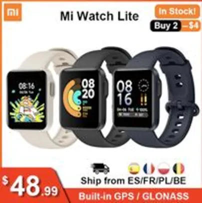Smartwatch Xiaomi Mi Watch Lite - Versão Global | R$293
