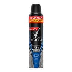 [Leve + Pague -]Antitranspirante Aerossol Active Dry Rexona Men 250Ml Leve Mais Pague Menos, Rexona (A embalagem pode variar)