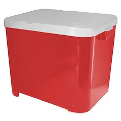 Porta Ração Vermelho para 15 kgs - Furacão Pet