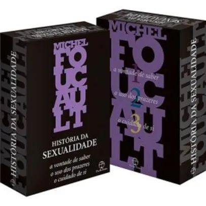 Box História Da Sexualidade - Michel Foucault - R$ 63