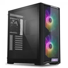 Gabinete Gamer Lian Li Lancool 215, Mid Tower, Vidro Temperado, Black, ATX, | R$ 616