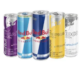 Red Bull 250ml normal e sabores | R$ 5