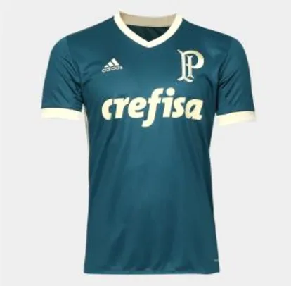 Camisa Palmeiras III 17/18 s/nº Torcedor Adidas Masculina - Verde | R$140