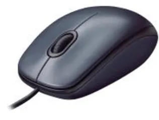 [Cliente Ouro] Mouse Logitech Óptico 1000DPI 3 Botões M90