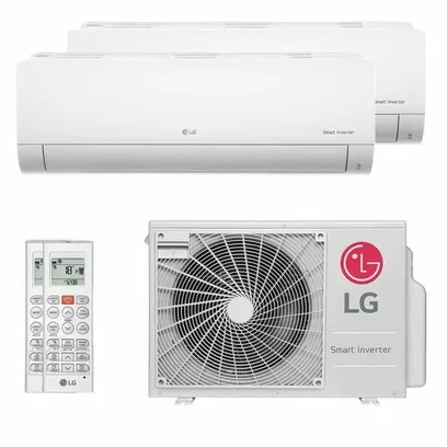 Product photo Ar Condicionado Multi Split Tri Split Inverter LG 21000 Btus (3X9000) Quente/Frio 220V A3UW21GFAC