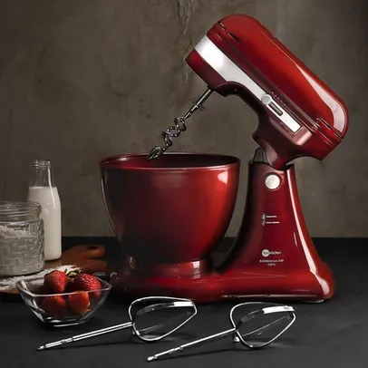 [Ame R$100] Batedeira Lux 500 Vermelha Fun Kitchen