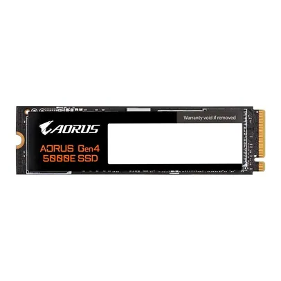 SSD Gigabyte AORUS Gen4 5000E 1TB, PCI Express 4.0x4, NVMe 1.4, Leitura:5000MB/s e Gravação:4600MB/s - AG450E1024-G