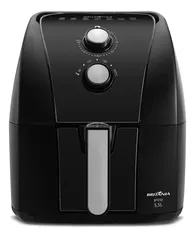 (CC Santander) Air Fryer Britânia 5,5l Antiaderente Redstone 1500w Bfr50 Cor Preto 110V