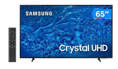 Smart TV 65” 4K Crystal UHD Samsung UN65BU8000 - VA Wi-Fi Bluetooth Alexa Google Asistente 3 HDMI