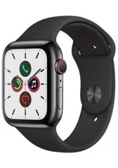 Apple Watch Series 5 GPS + Cellular, 44mm, caixa de alumínio, cinza-espacial