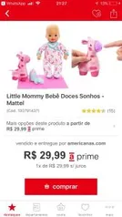 Boneca Little mommy - mattel