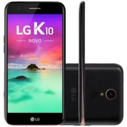 Saindo por R$ 630: Smartphone LG K10 Novo 2017 4G LGM250DS 32GB Desbloqueado Preto - R$ 630 | Pelando
