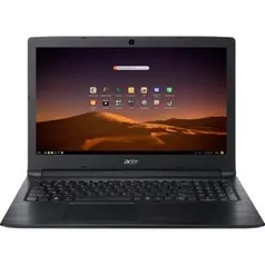 [AME R$1256] Notebook Acer Aspir I3 4GB 1TB Tela 15,6" Windows 10 - Preto R$ 1558