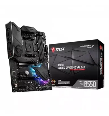 Placa Mãe MSI MPG B550 Gaming Plus, Chipset B550, AMD AM4, ATX, DDR4, 911-7C56-028